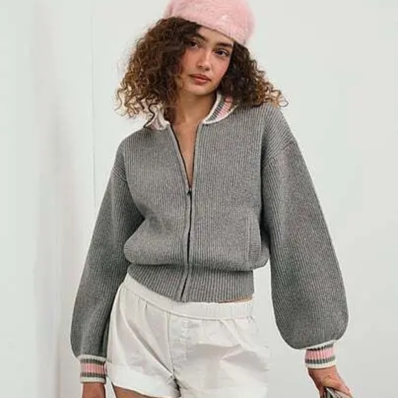 For Love And Lemons Jackets & Blazers - for love & lemons petra knit jacke
